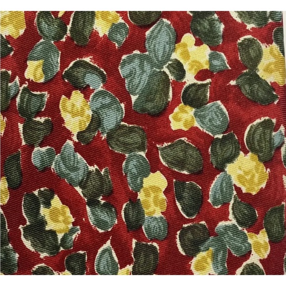 NWOT Brooks Brothers Makers Modern Red Floral All Silk Tie, Classic 3.5 x 60 - Picture 4 of 6